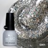 Kalıcı Oje G001, Yoğun Gümüş Simli, 14 ml