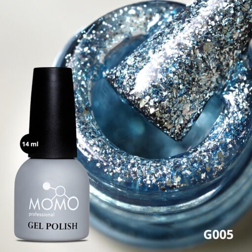 Kalıcı Oje G005, Yoğun Gümüş Parıltılı Turkuaz, 14ml
