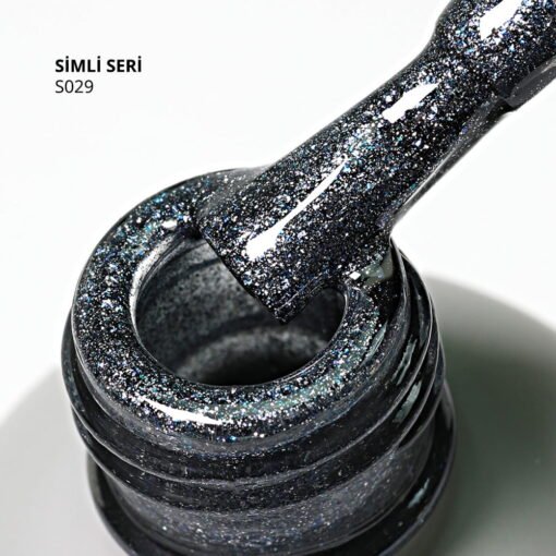 Kalıcı Oje S029, Parıltılı Küllü Gri