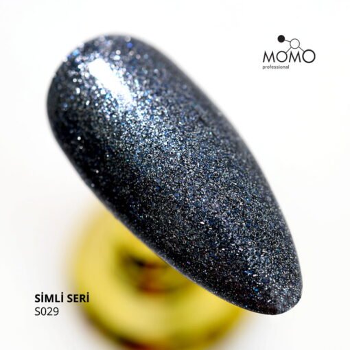 Kalıcı Oje S029, Parıltılı Küllü Gri, 14 ml - Görsel 2