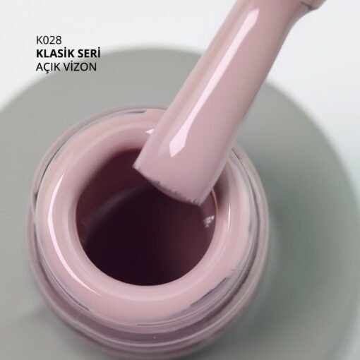 Kalıcı Oje K028, Açık Vizon, 14 ml - Görsel 2