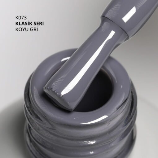 Kalıcı Oje K073, Koyu Gri, 4 ml - Görsel 2