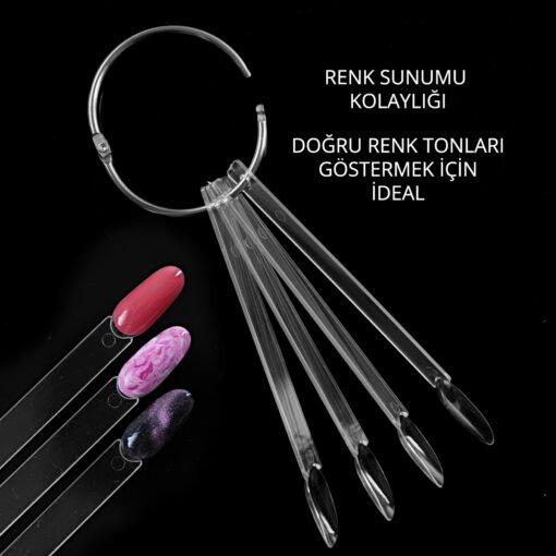Tips Şeffaf Badem 50 li Kartela - Görsel 2