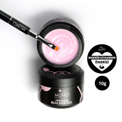 Premium Protez Tırnak Jeli 06, Pembe, 10 gr