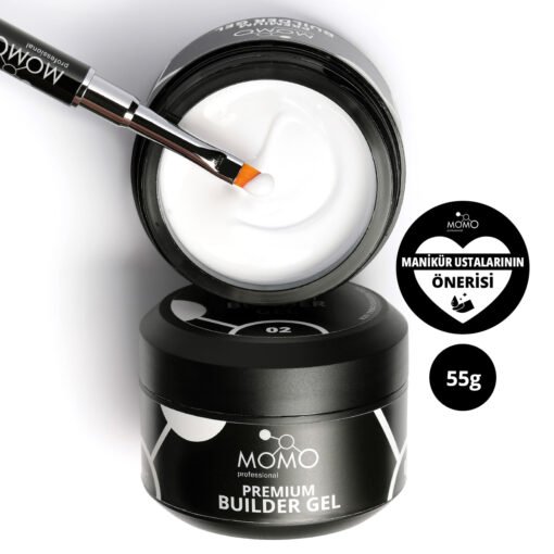 Premium Protez Tırnak Jeli 02, Beyaz, 55 gr