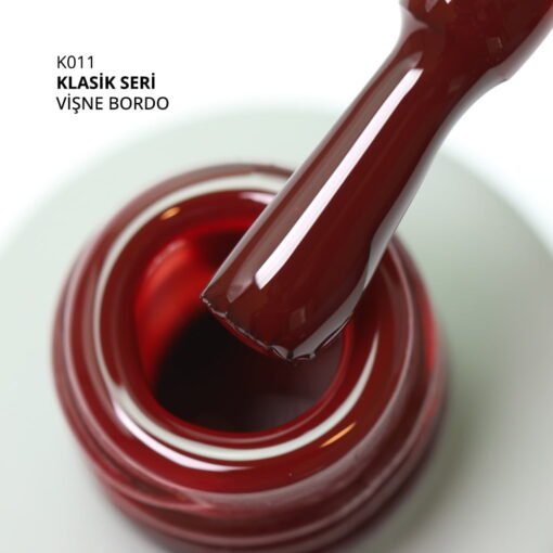 Kalıcı Oje K011, Vişne Bordo, 14 ml - Görsel 2