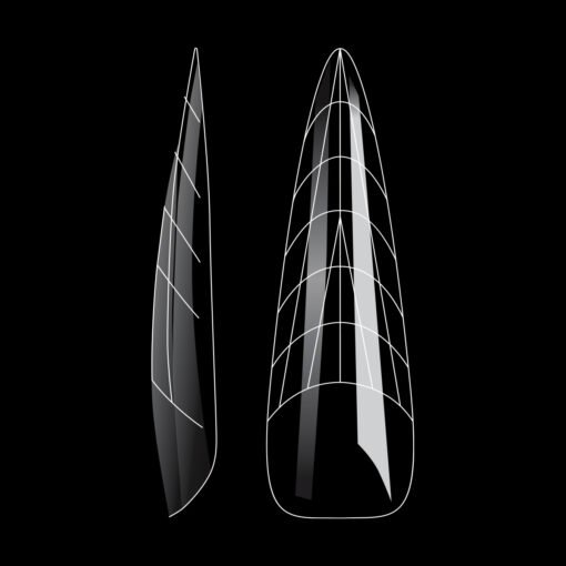 Protez Tırnak için Üst Form, Stiletto Long, 120 Adet - Görsel 4