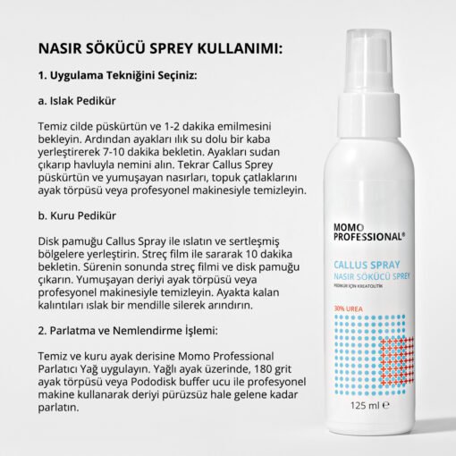 Callus Sprey, Nasır Sökücü Sprey, Pedikür için Keratolitik , 125 ml - Görsel 5