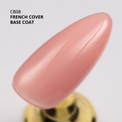 Kalıcı Oje French Color Base Coat CB08, Somon, 10 ml - Görsel 3