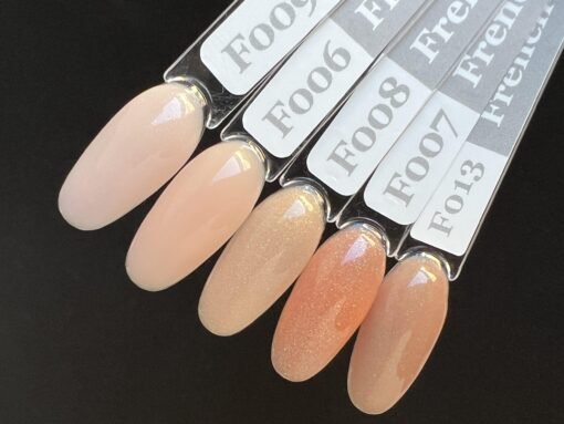 Kalıcı Oje French Base F007, Işıltı Şeftali, 4 ml - Görsel 3