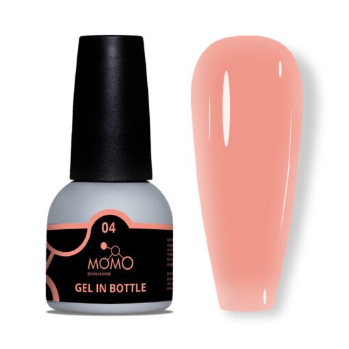 Protez Tırnak Jeli, Gel In Bottle No.4, Yarı Şeffaf Somon, 15 ml