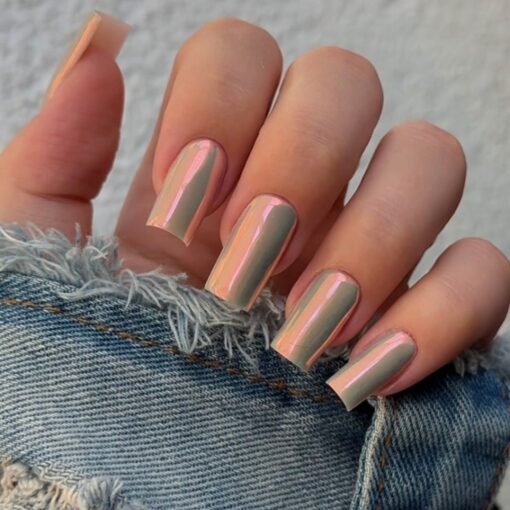 Holografik Efektli Beyaz İnci Tozu, Nail Art, Kalıcı Oje Tırnak Süsleme No.02 - Görsel 7