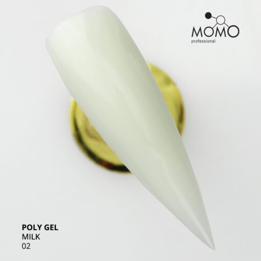 Protez Tırnak İçin Poly Gel, Poli Jel, No.02, Süt Beyazı, 30 gr - Görsel 2
