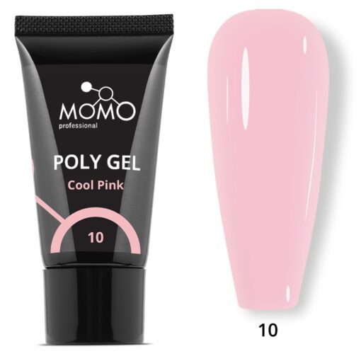 Protez Tırnak İçin Poly Gel, Poli Jel, No.10, Soğuk Pembe, 30 gr