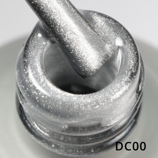 Korean Diamond Cat Eye, Kristal Efektli Kedi Gözü Kalıcı Oje, DC00 Clear, 10 ml - Görsel 2