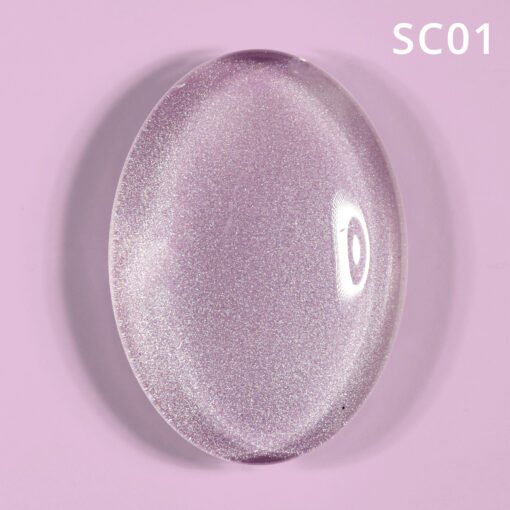 Korean Cat Eye, Silky Cat Eye, Kedi Gözü Oje, SC01 Lila, 10 ml