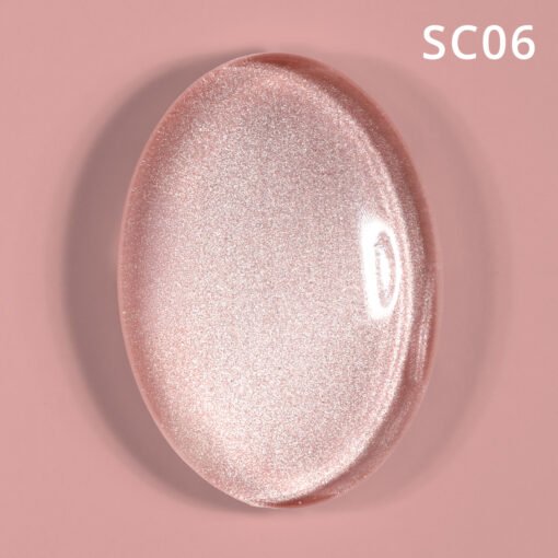 Korean Cat Eye, Silky Cat Eye, Kedi Gözü Oje, SC06 Natural Pembe, 10 ml