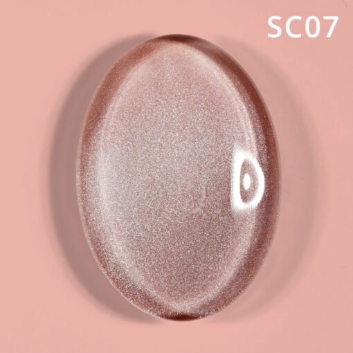 Korean Cat Eye, Silky Cat Eye, Kedi Gözü Oje, SC07 Gül Kurusu, 10 ml