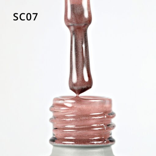 Korean Cat Eye, Silky Cat Eye, Kedi Gözü Oje, SC07 Gül Kurusu, 10 ml - Görsel 6