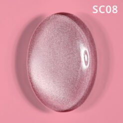 Korean Cat Eye, Silky Cat Eye, Kedi Gözü Oje, SC08 Pembe, 10 ml