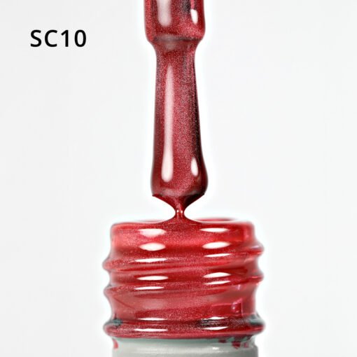 Korean Cat Eye, Silky Cat Eye, Kedi Gözü Oje, SC10 Kırmızı, 10 ml - Görsel 6