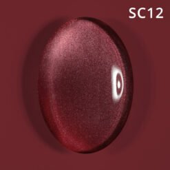 Korean Cat Eye, Silky Cat Eye, Kedi Gözü Oje, SC12 Bordo, 10 ml