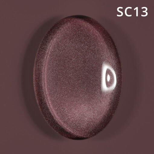 Korean Cat Eye, Silky Cat Eye, Kedi Gözü Oje, SC13 Kahverengi, 10 ml