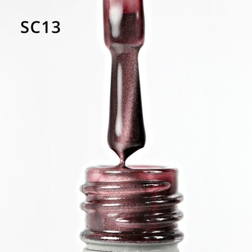 Korean Cat Eye, Silky Cat Eye, Kedi Gözü Oje, SC13 Kahverengi, 10 ml - Görsel 6