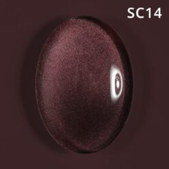 Korean Cat Eye, Silky Cat Eye, Kedi Gözü Oje, SC14 Zarif Bordo, 10 ml
