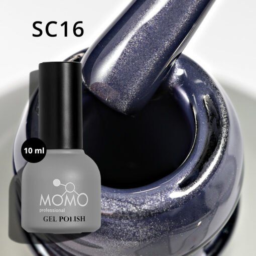 Korean Cat Eye, Silky Cat Eye, Kedi Gözü Oje, SC16 Lacivert, 10 ml - Görsel 5